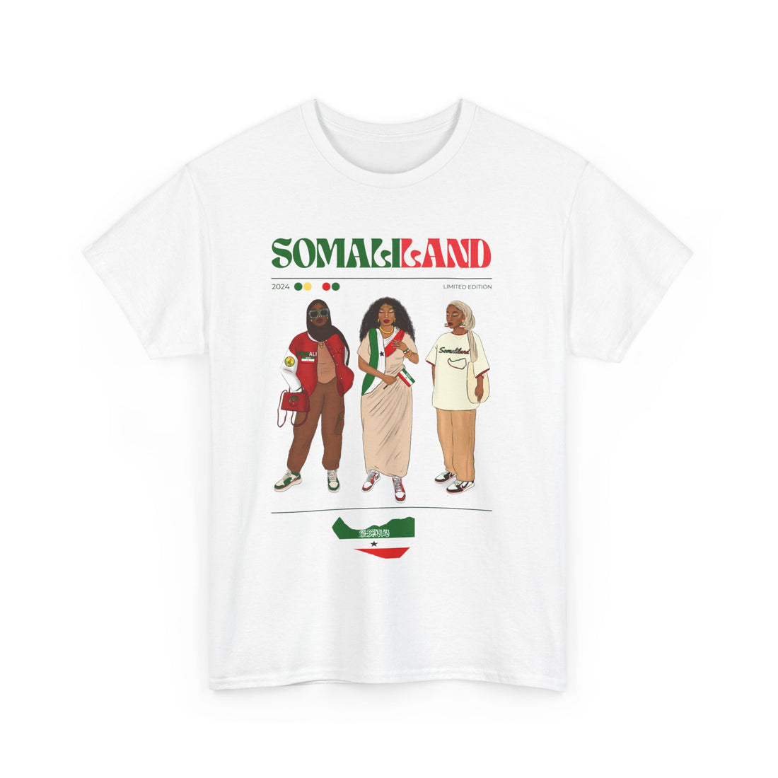 Somaliland x Streetwear Series - Unisex Heavy Cotton Tee