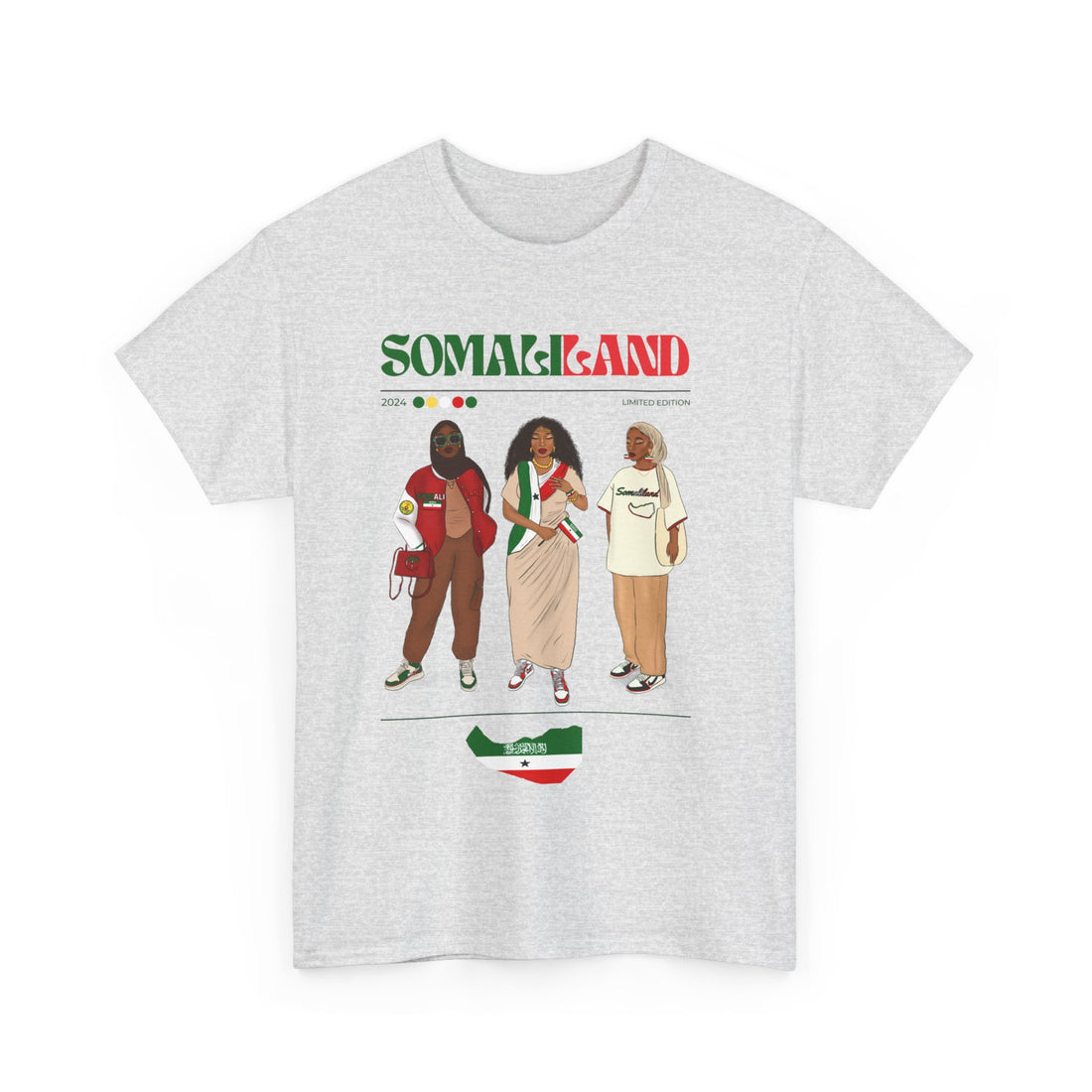 Somaliland x Streetwear Series - Unisex Heavy Cotton Tee