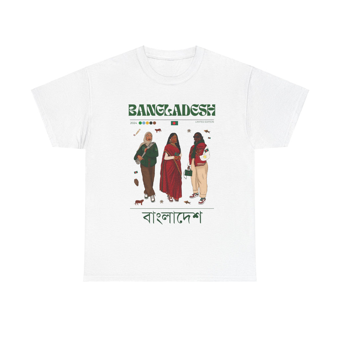 Bangladesh x Streetwear Series - Unisex Heavy Cotton Tee