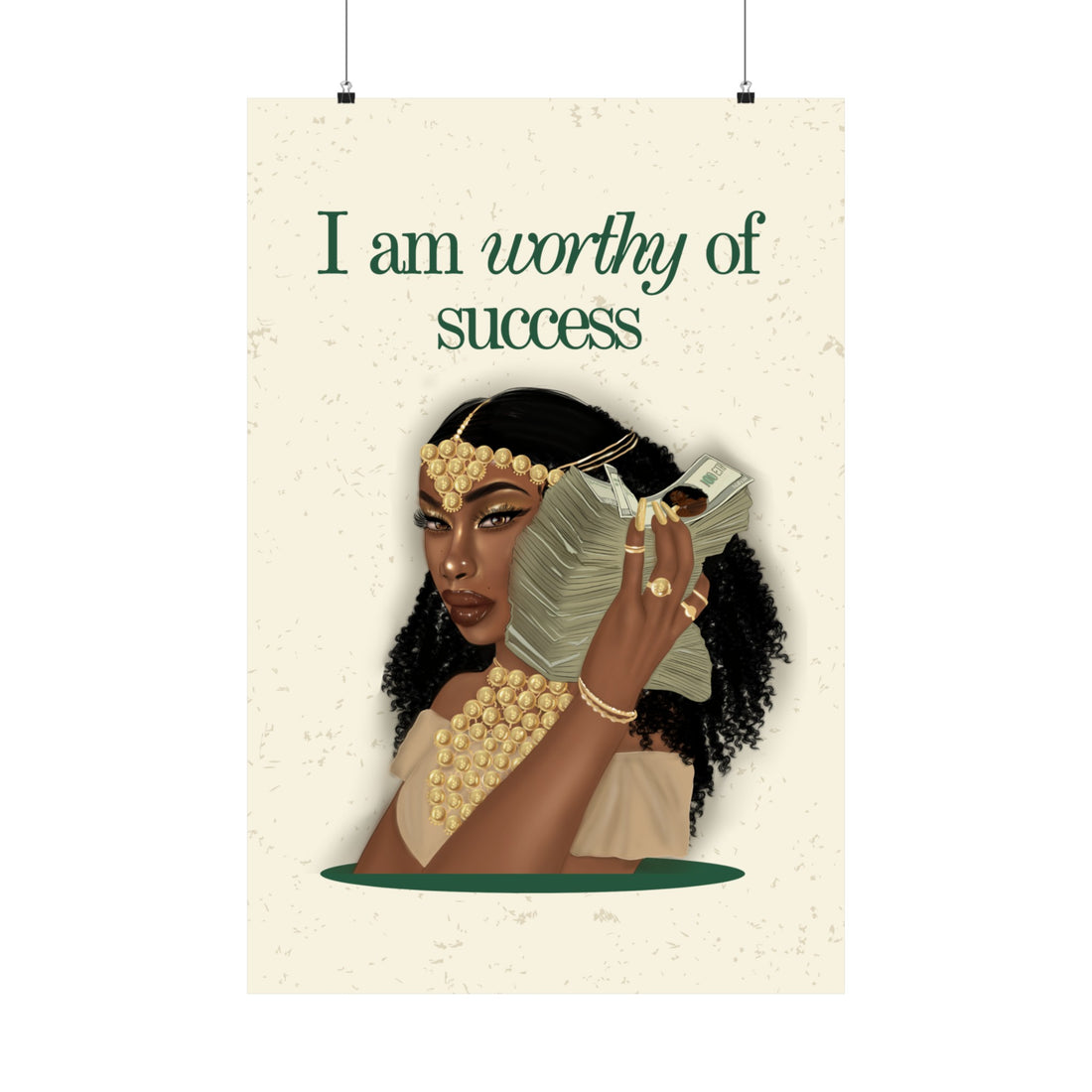 I am Worthy of Success - Matte Vertical Posters