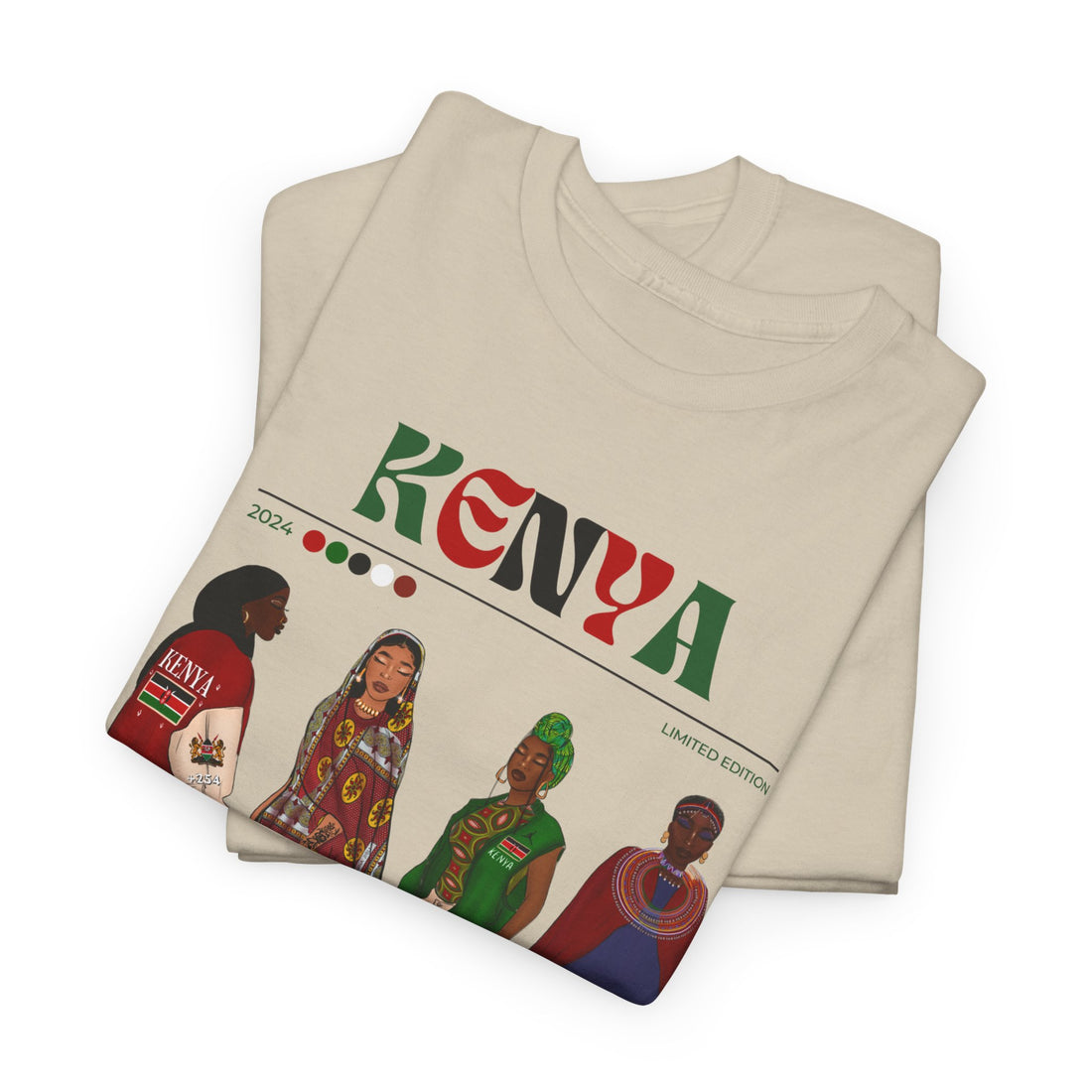 Kenya x Streetwear Series - Unisex Heavy Cotton Tee