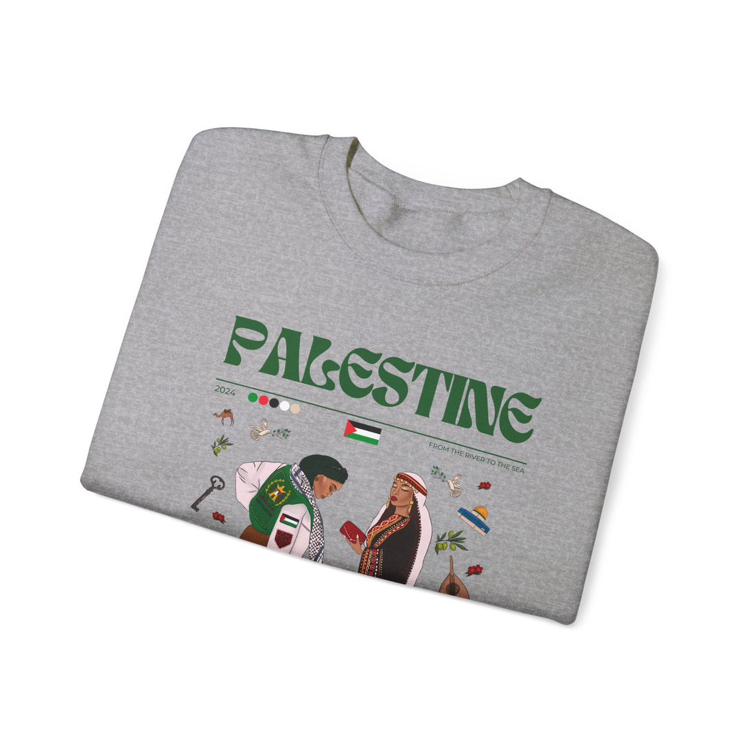 Palestine x Streetwear Series - Crewneck Sweatshirt