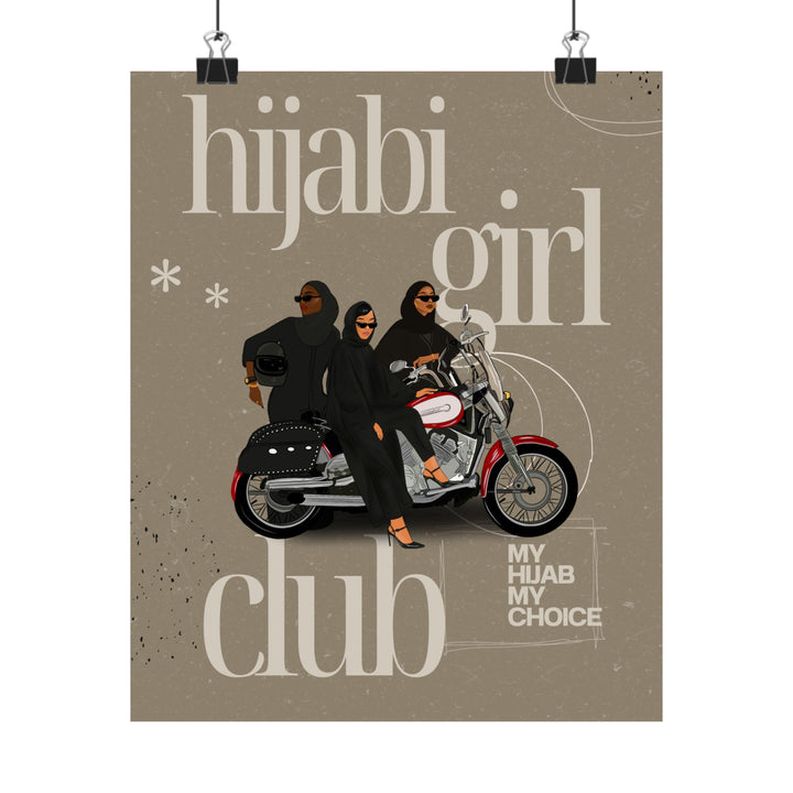 Hijabi Girl Club Vol.1 - Matte Vertical Posters