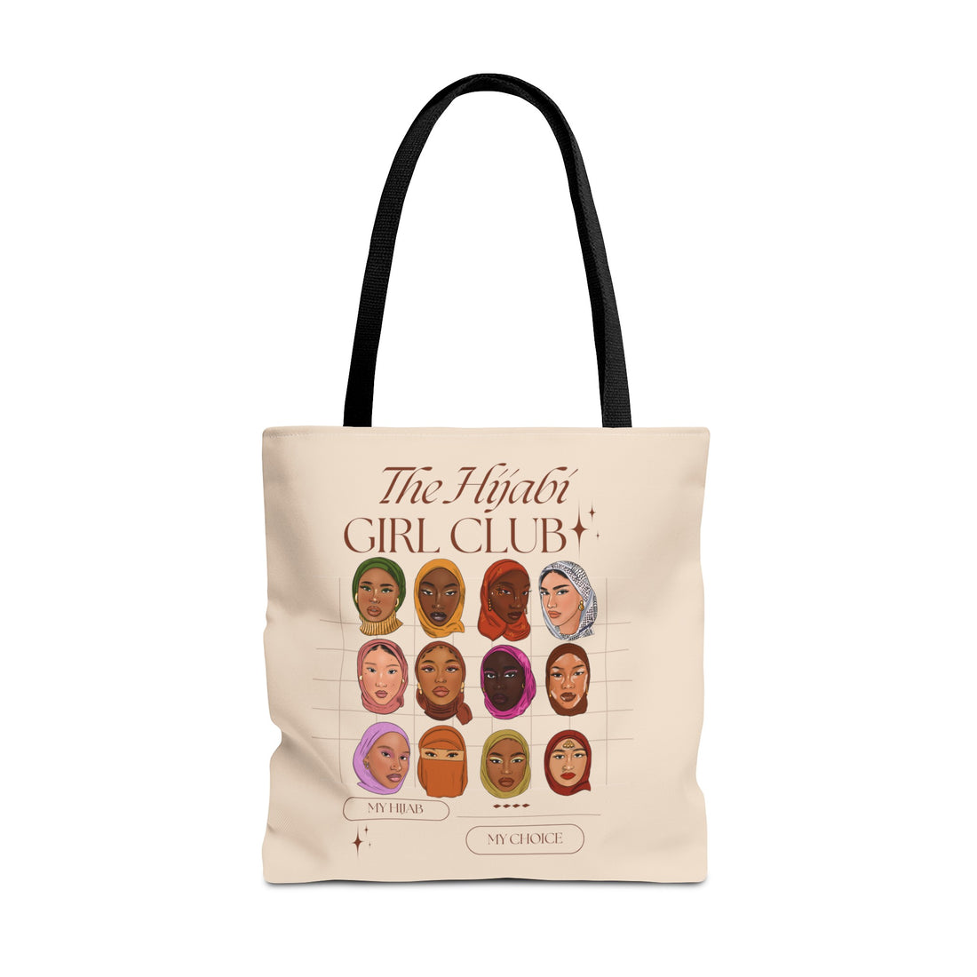 Hijabi Girl Club Cream - Tote Bag