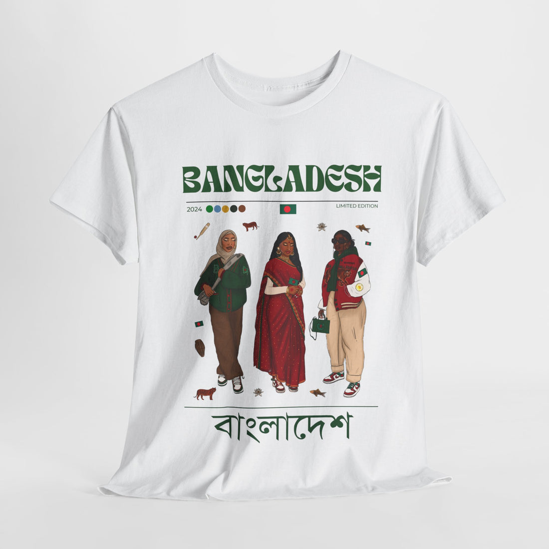 Bangladesh x Streetwear Series - Unisex Heavy Cotton Tee