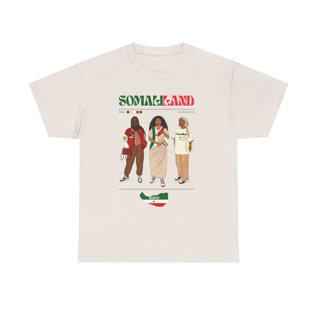 Somaliland x Streetwear Series - Unisex Heavy Cotton Tee