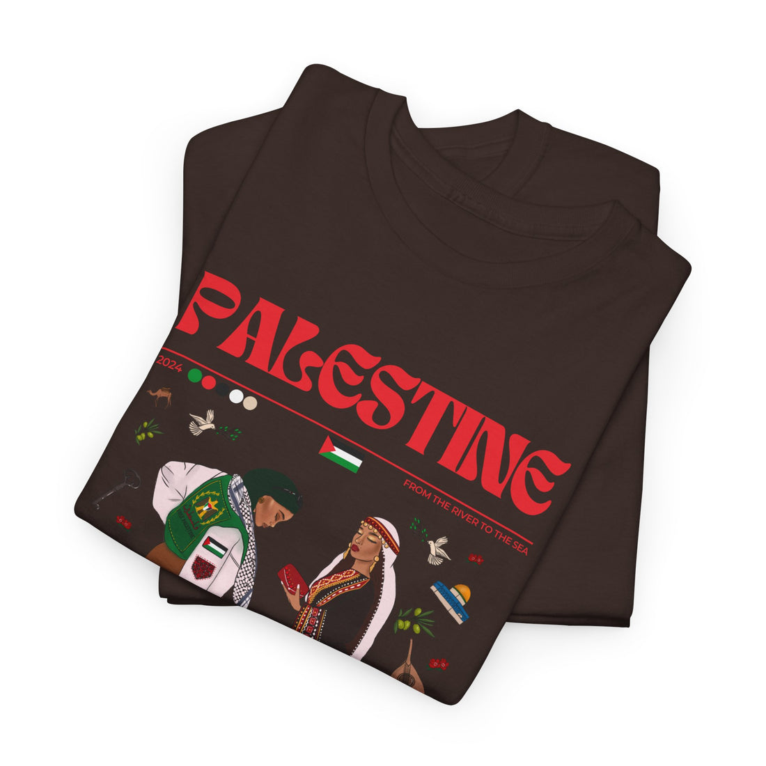 Palestine x Streetwear Series - Unisex Heavy Cotton Tee