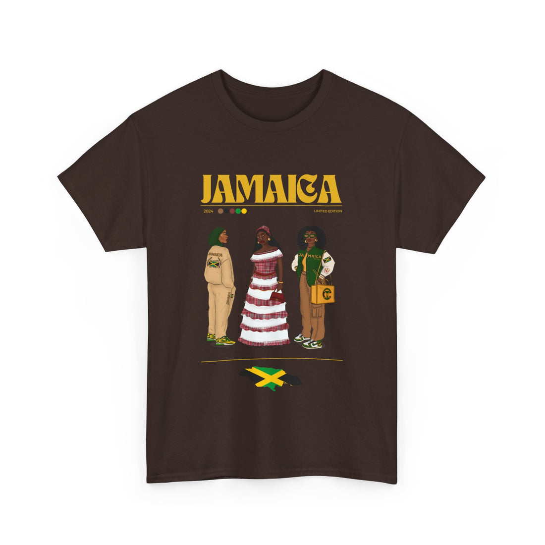 Jamaica x Streetwear Series - Unisex Heavy Cotton Tee