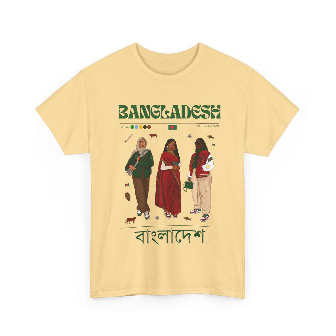 Bangladesh x Streetwear Series - Unisex Heavy Cotton Tee