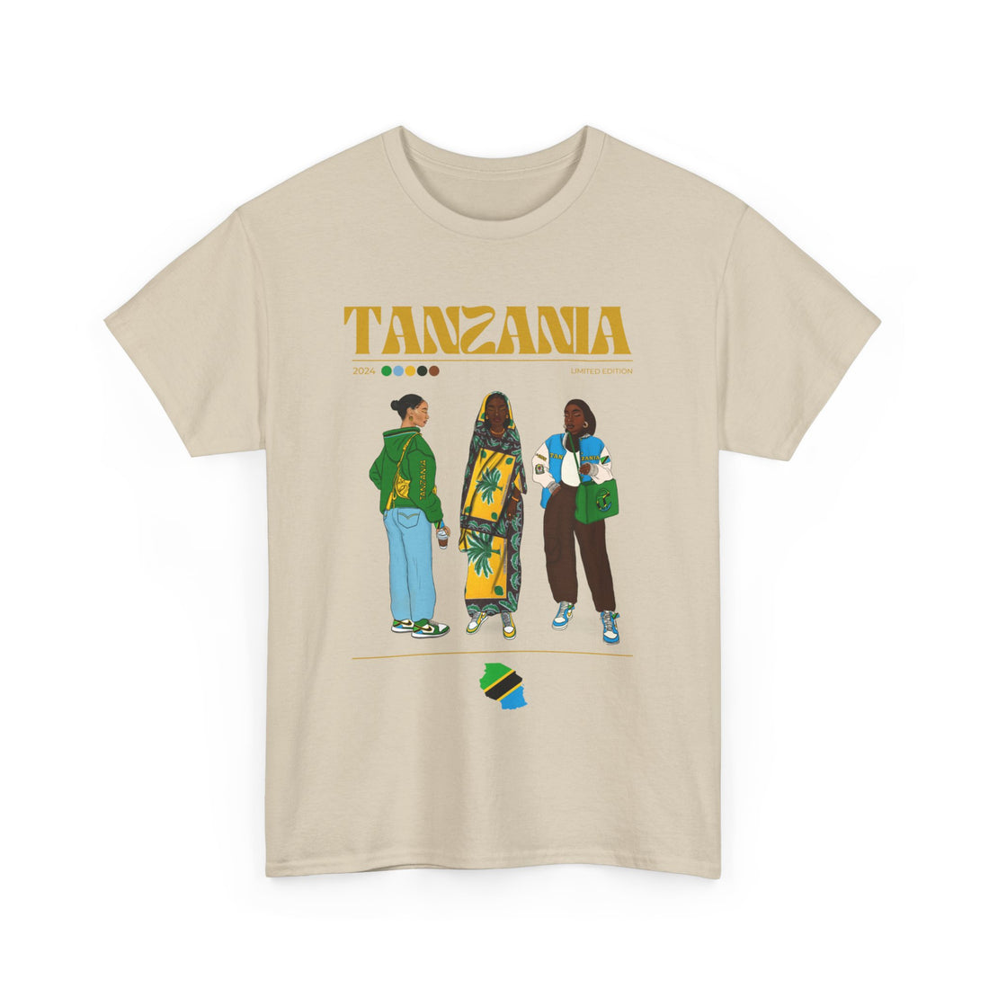 Tanzania x Streetwear Series - Unisex Heavy Cotton Tee