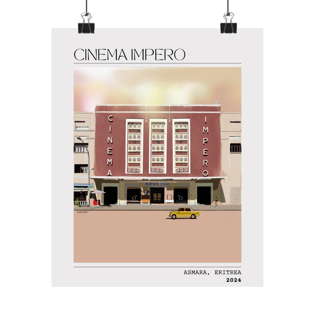 Cinema Impero - Matte Vertical Posters