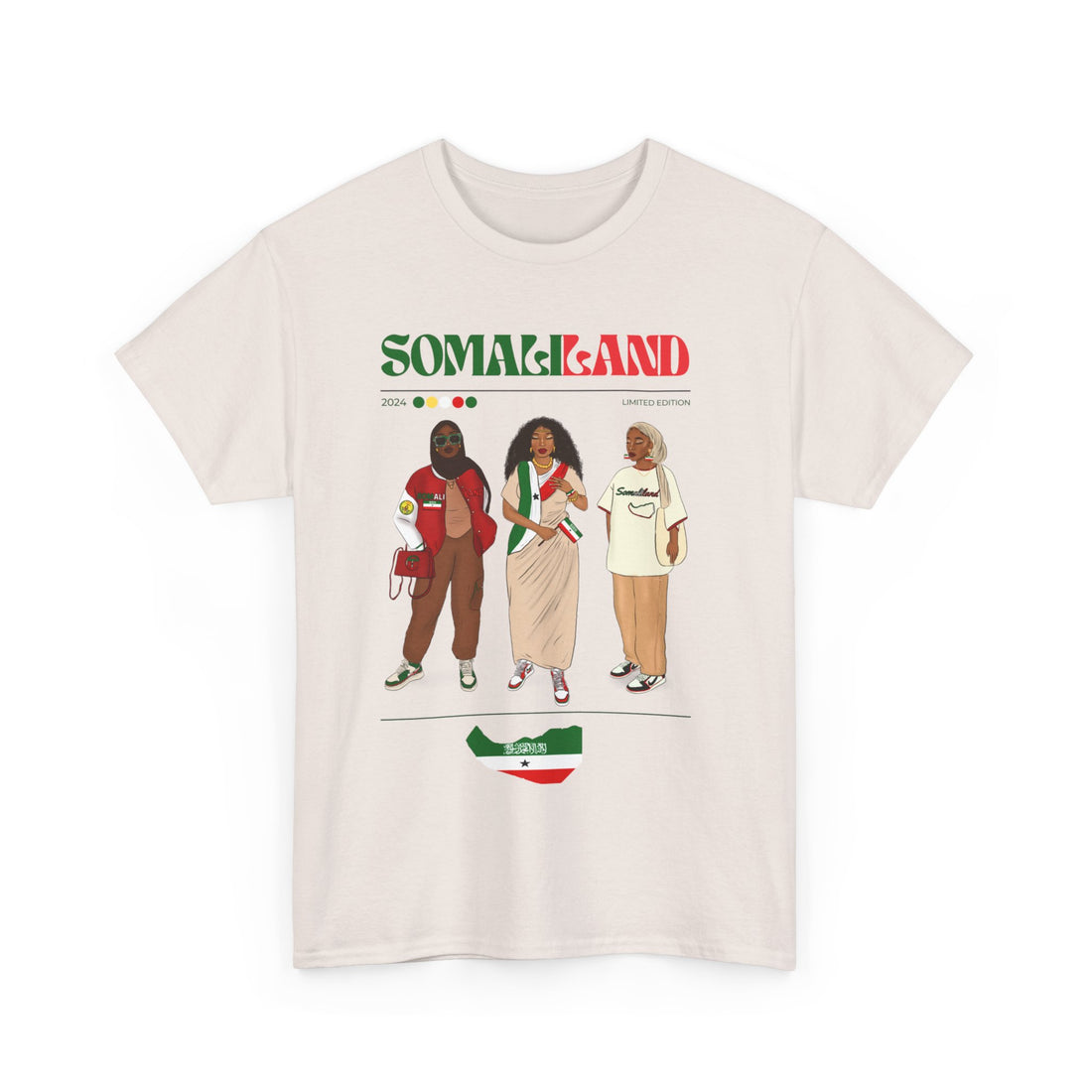 Somaliland x Streetwear Series - Unisex Heavy Cotton Tee