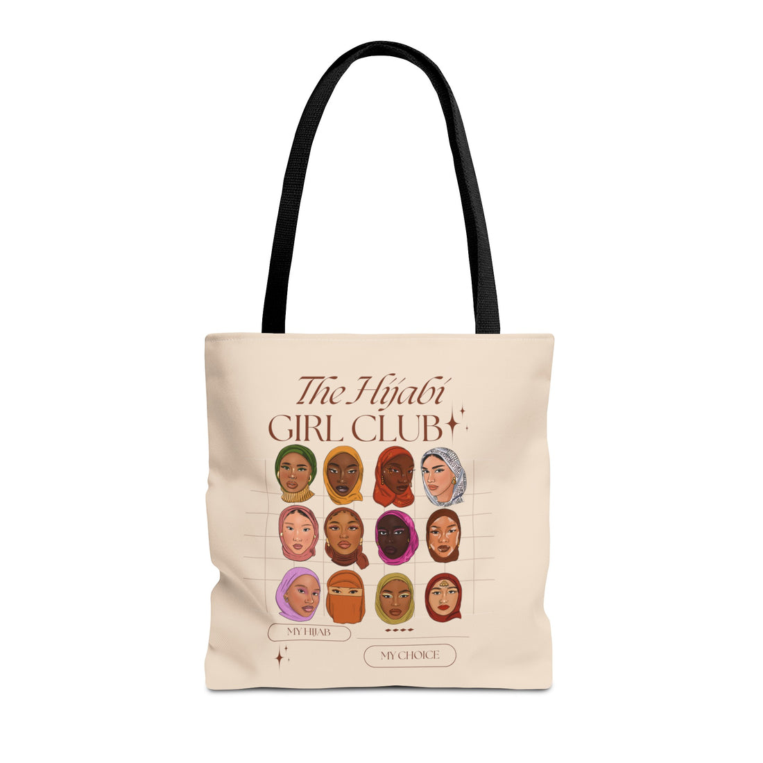 Hijabi Girl Club Cream - Tote Bag