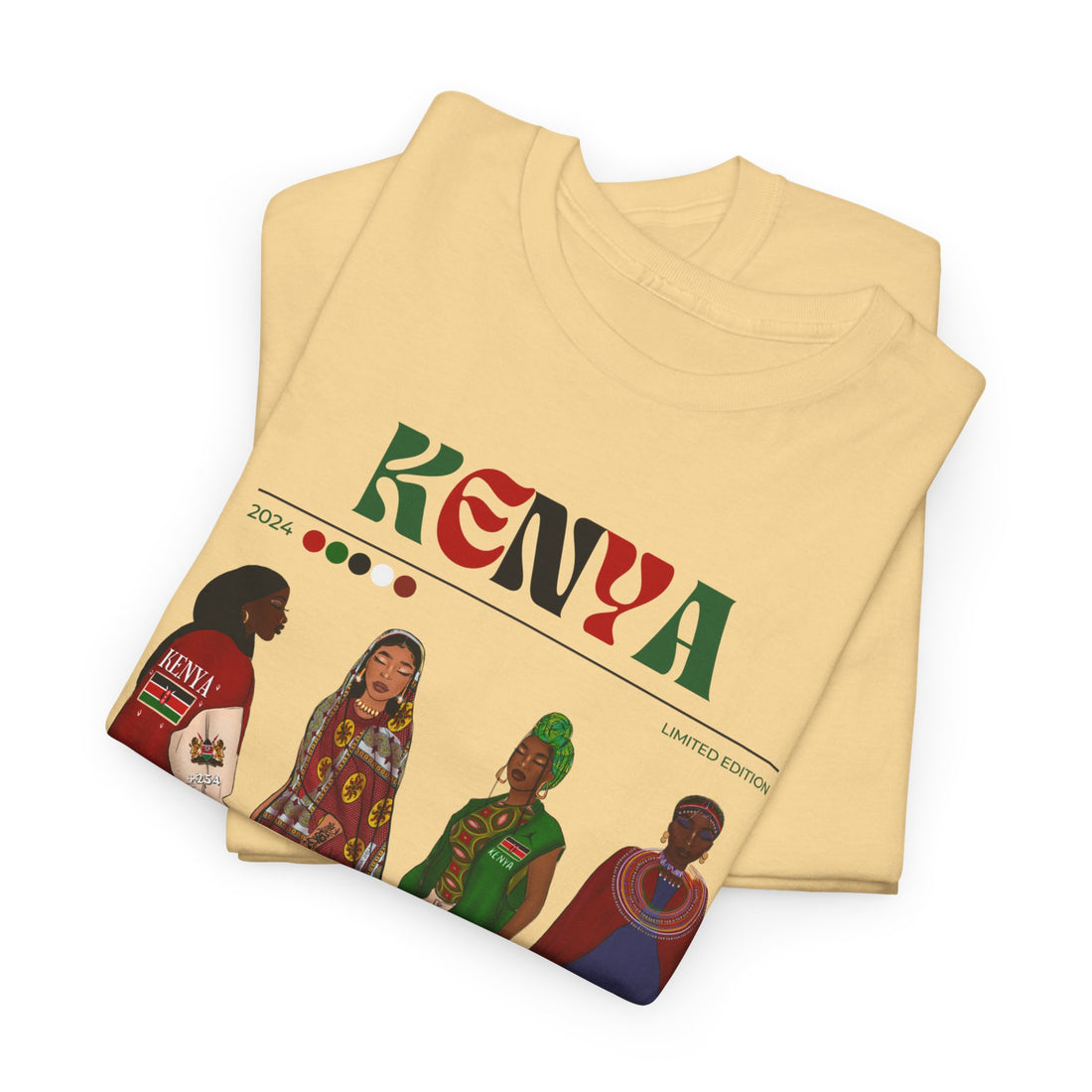 Kenya x Streetwear Series - Unisex Heavy Cotton Tee