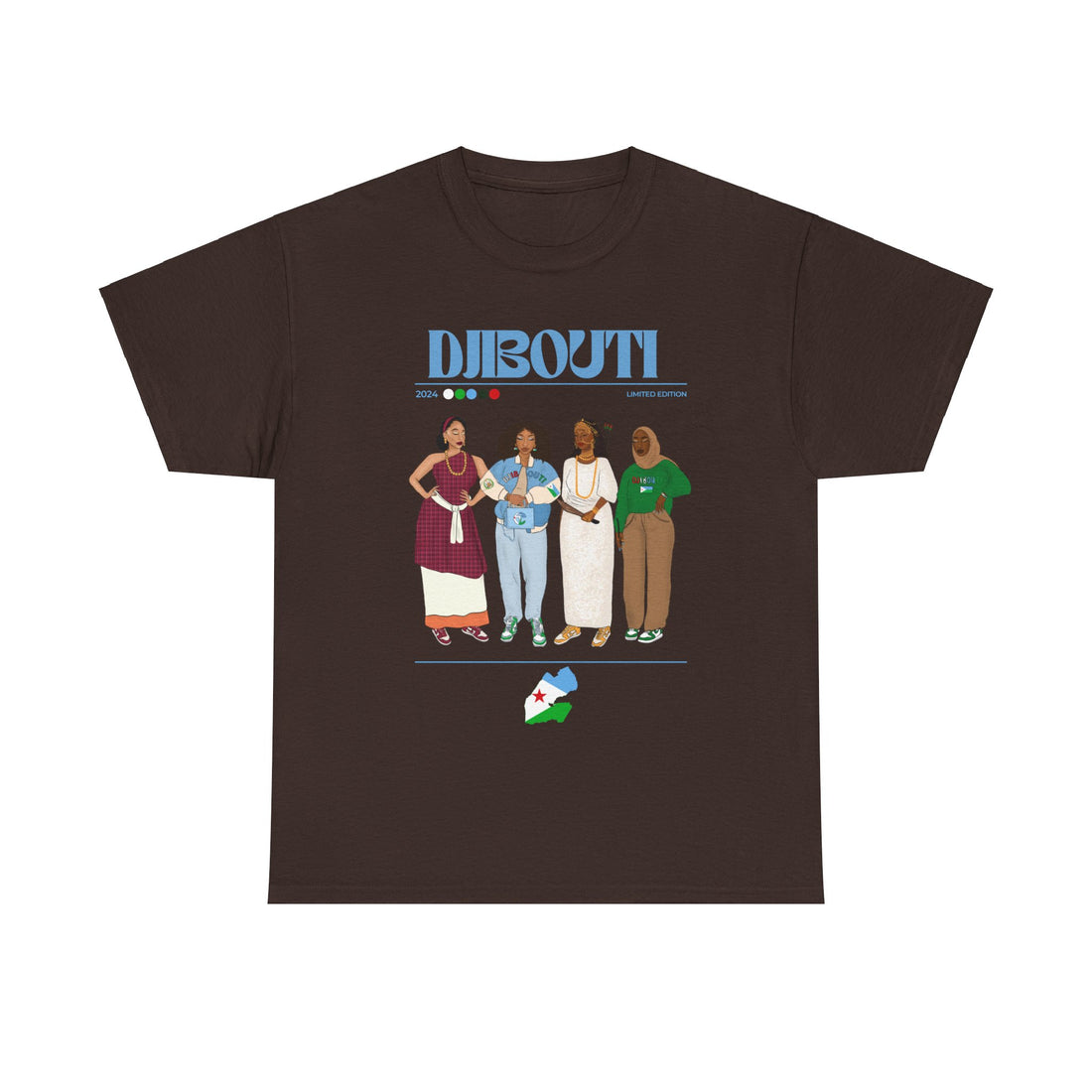 Djibouti x Streetwear Series - Unisex Heavy Cotton Tee