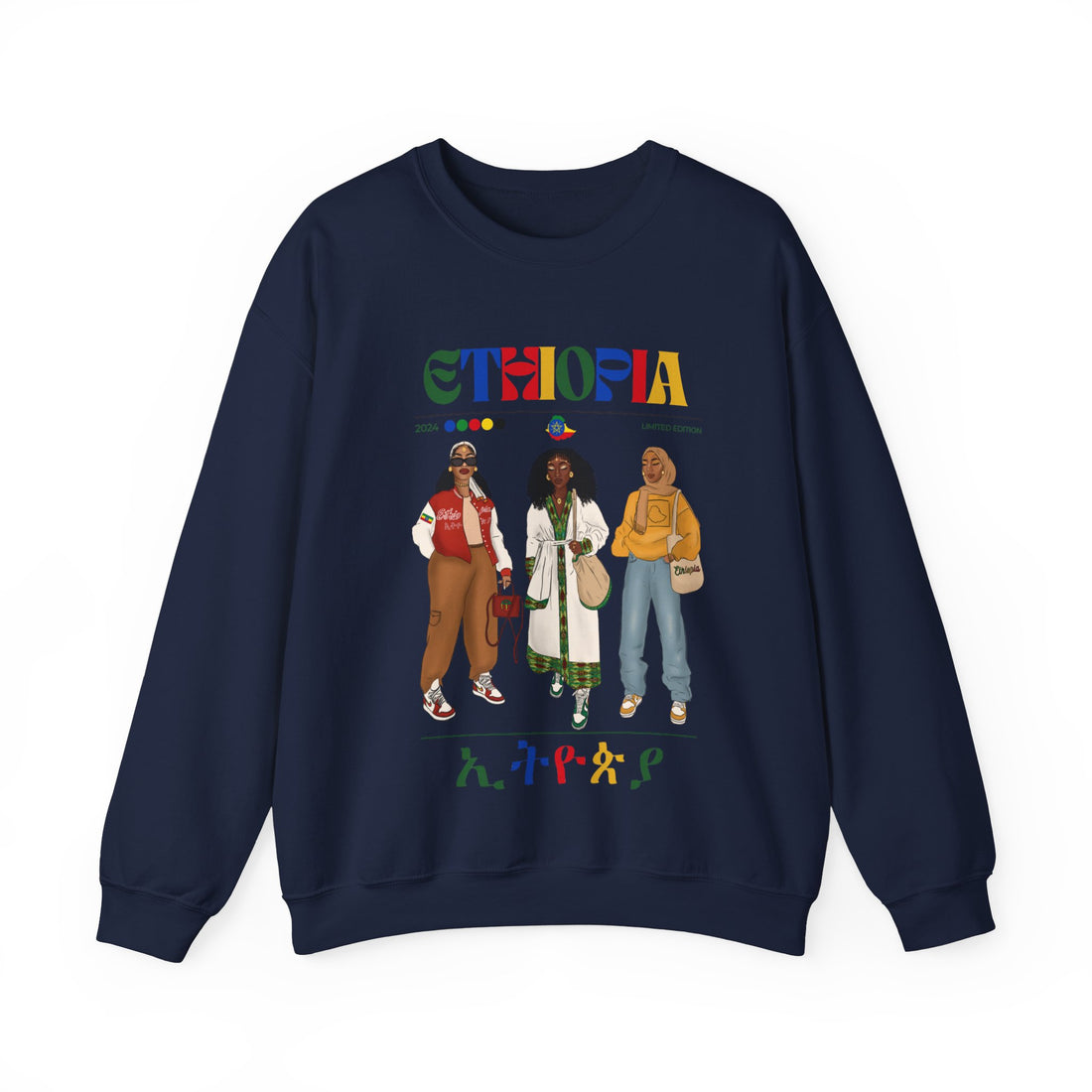 Ethiopia x Streetwear Series - Crewneck Sweatshirt