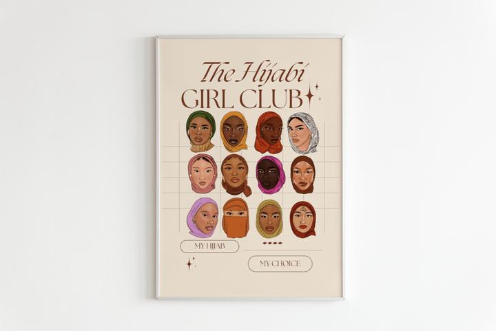 The Hijabi Girl Club - Matte Vertical Posters