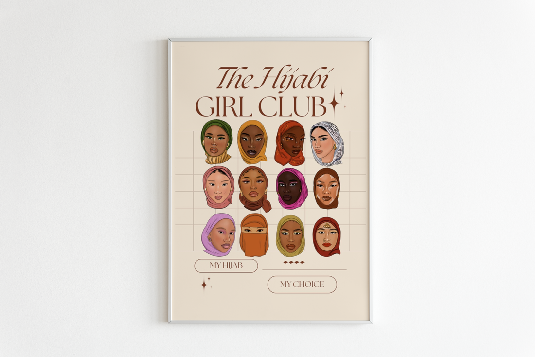 The Hijabi Girl Club - Matte Vertical Posters
