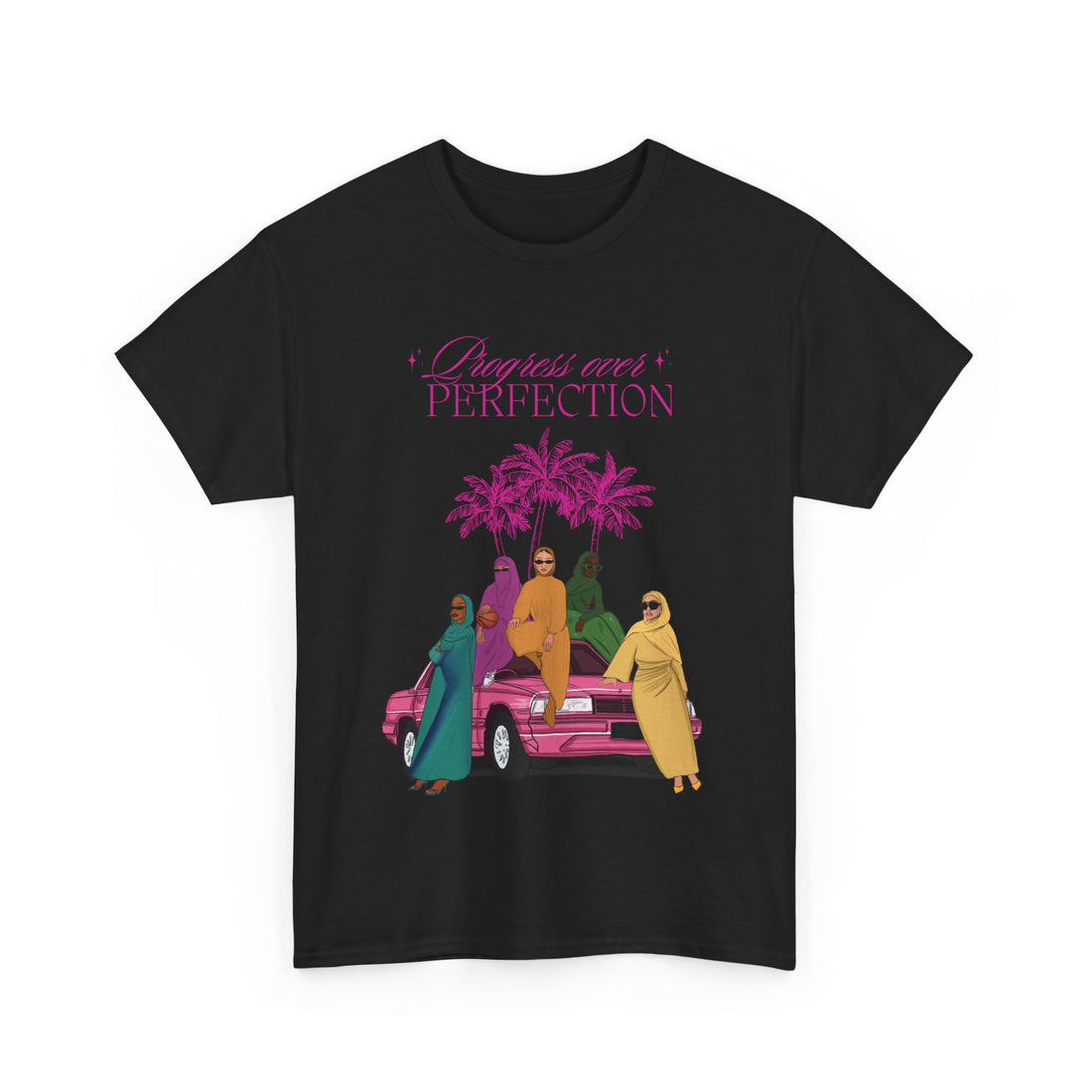 Progress Over Perfection - Unisex Heavy Cotton Tee