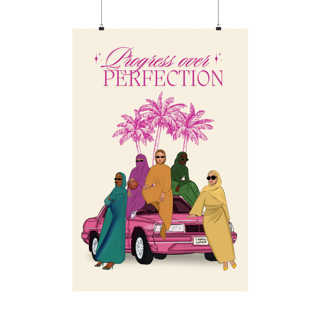 Progress Over Perfection - Matte Vertical Posters