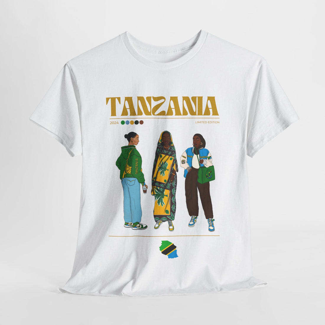 Tanzania x Streetwear Series - Unisex Heavy Cotton Tee