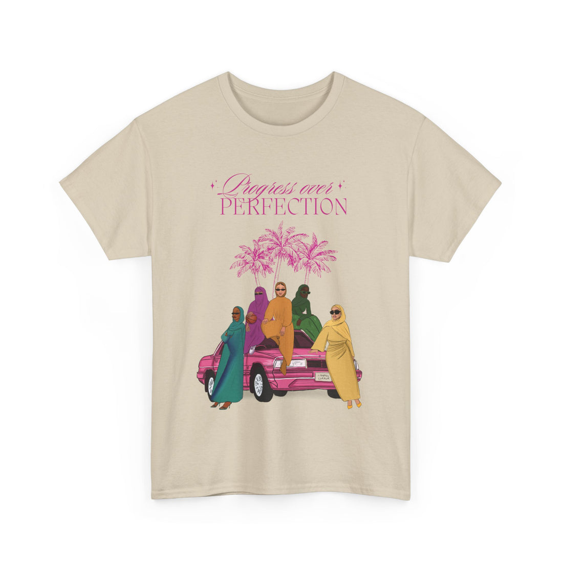 Progress Over Perfection - Unisex Heavy Cotton Tee