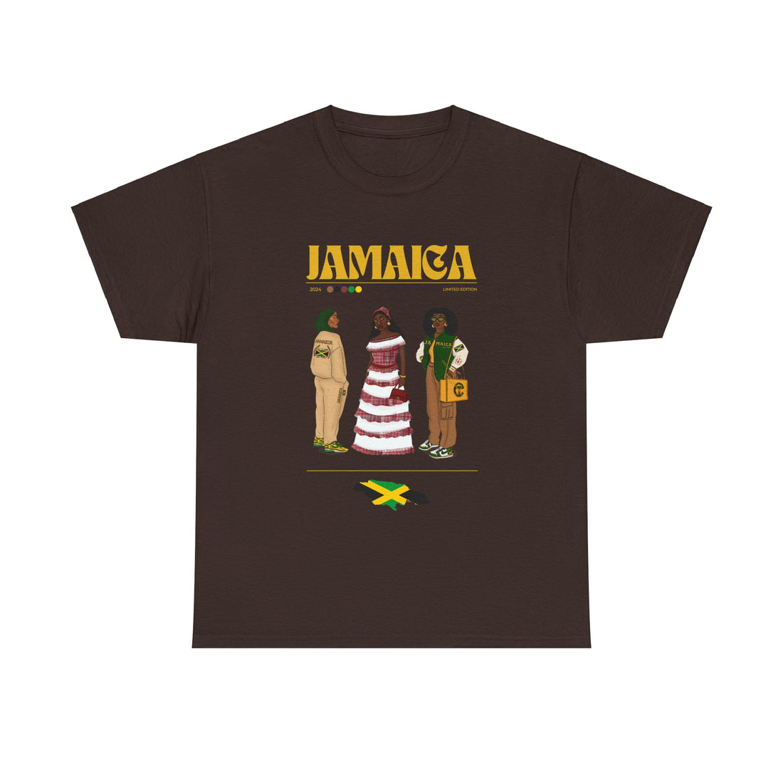 Jamaica x Streetwear Series - Unisex Heavy Cotton Tee