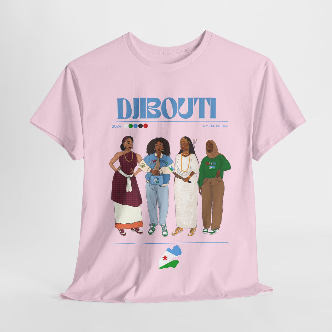 Djibouti x Streetwear Series - Unisex Heavy Cotton Tee