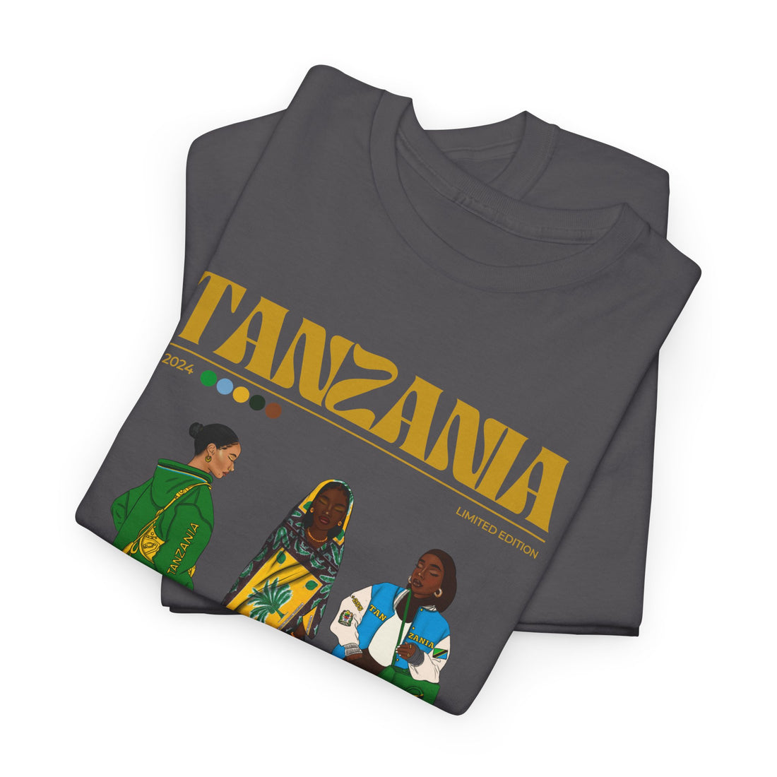 Tanzania x Streetwear Series - Unisex Heavy Cotton Tee