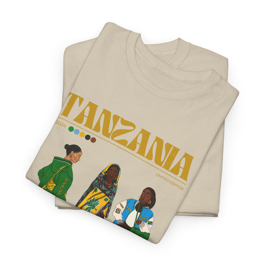 Tanzania x Streetwear Series - Unisex Heavy Cotton Tee