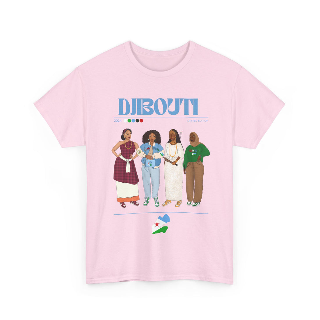 Djibouti x Streetwear Series - Unisex Heavy Cotton Tee