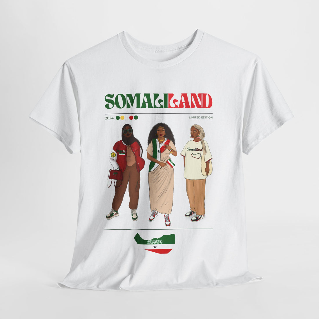 Somaliland x Streetwear Series - Unisex Heavy Cotton Tee