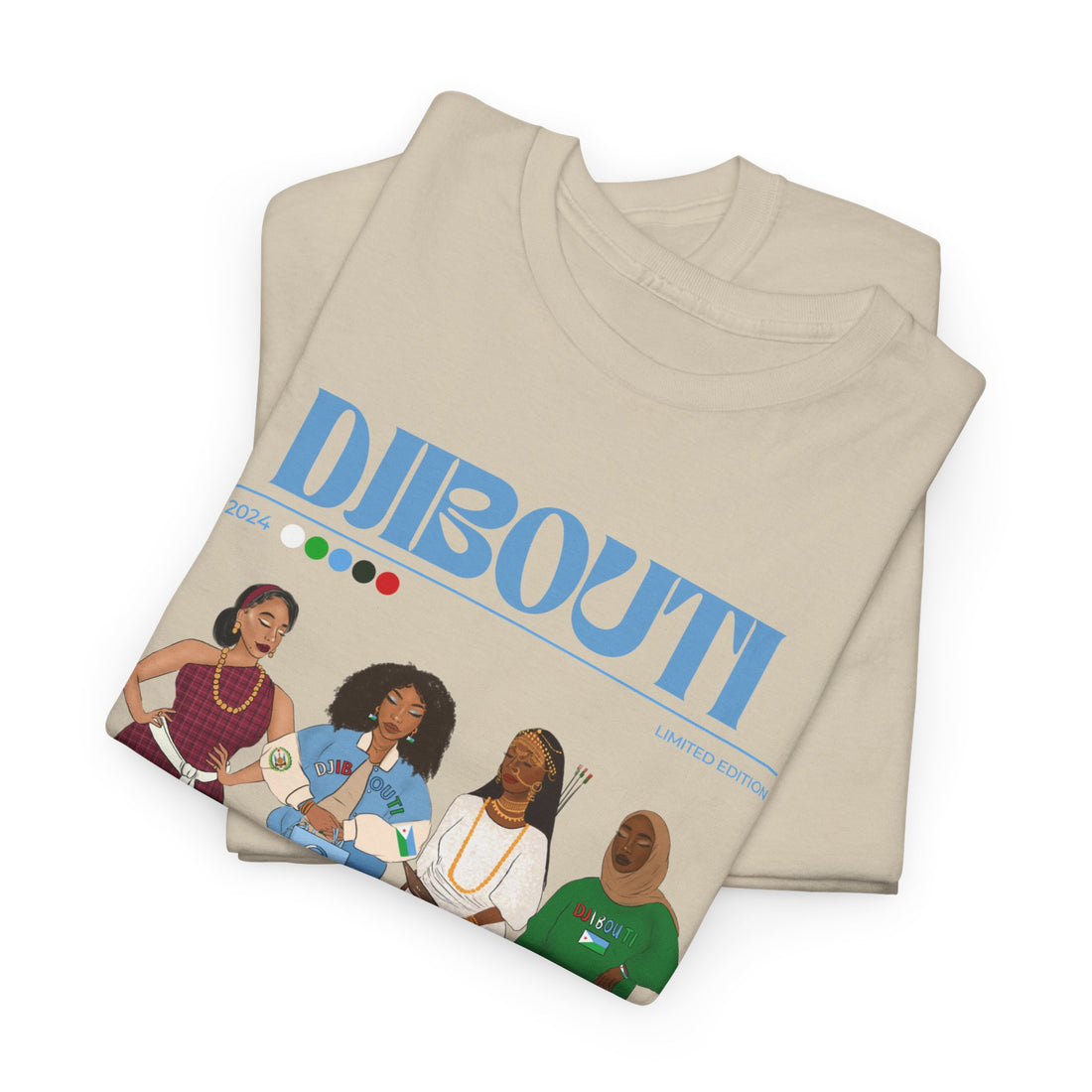 Djibouti x Streetwear Series - Unisex Heavy Cotton Tee