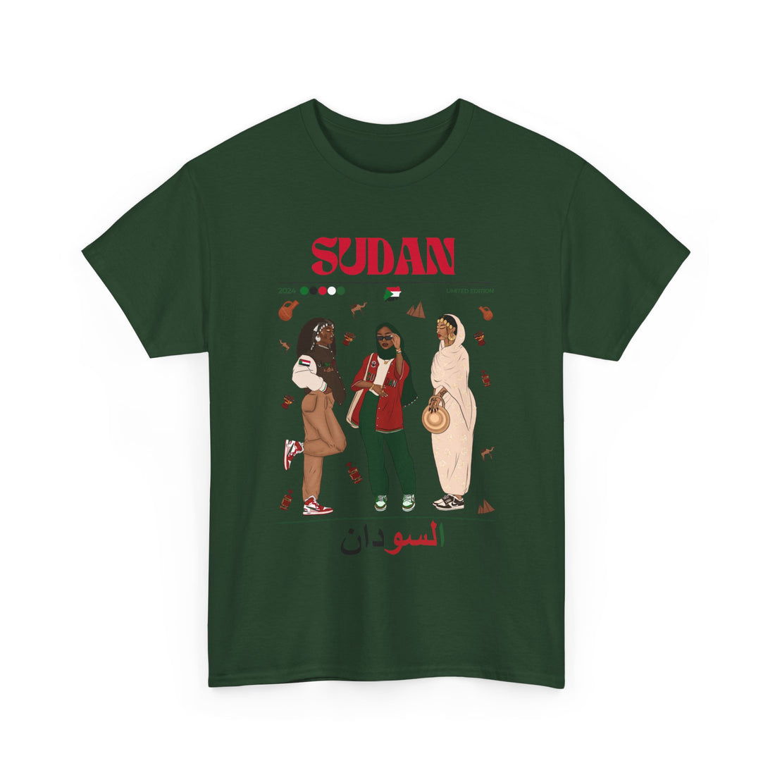 Sudan x Streetwear Series - Unisex Heavy Cotton Tee