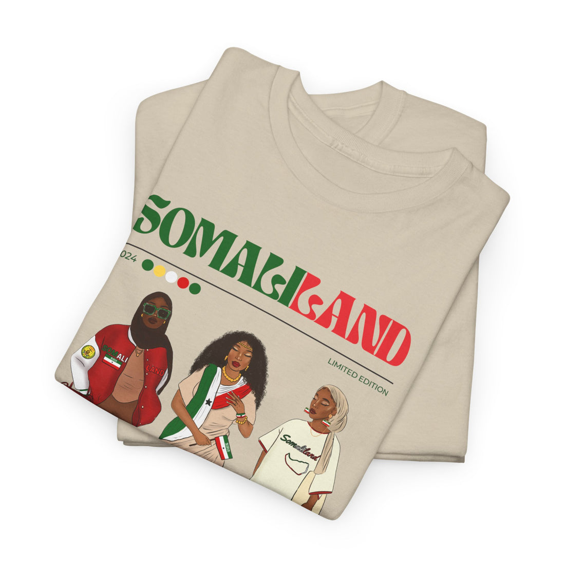 Somaliland x Streetwear Series - Unisex Heavy Cotton Tee