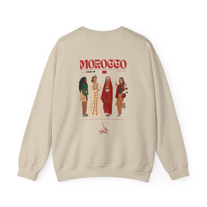 Morocco x Streetwear - Unisex Heavy Blend™ Crewneck Sweatshirt