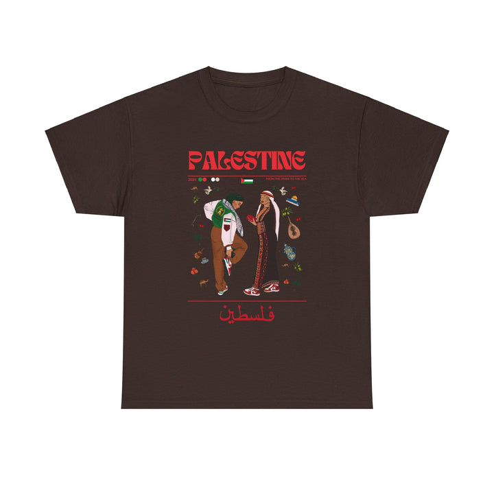 Palestine x Streetwear Series - Unisex Heavy Cotton Tee