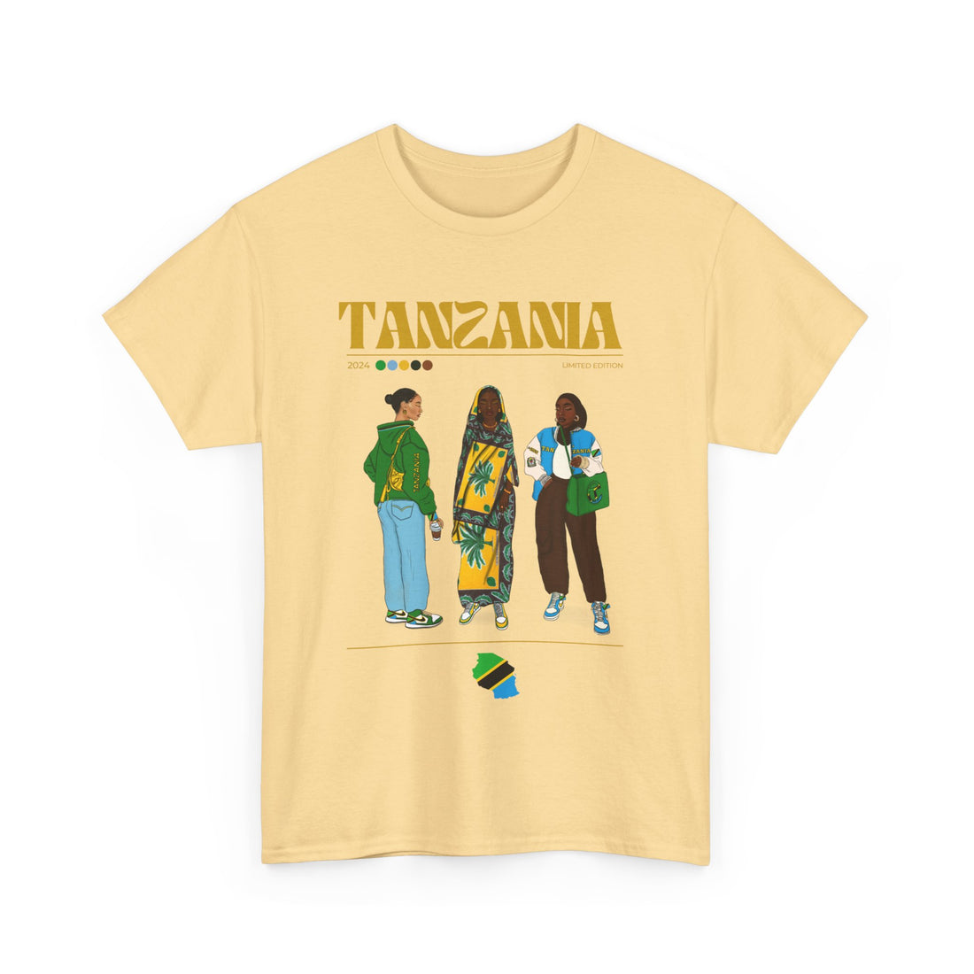 Tanzania x Streetwear Series - Unisex Heavy Cotton Tee