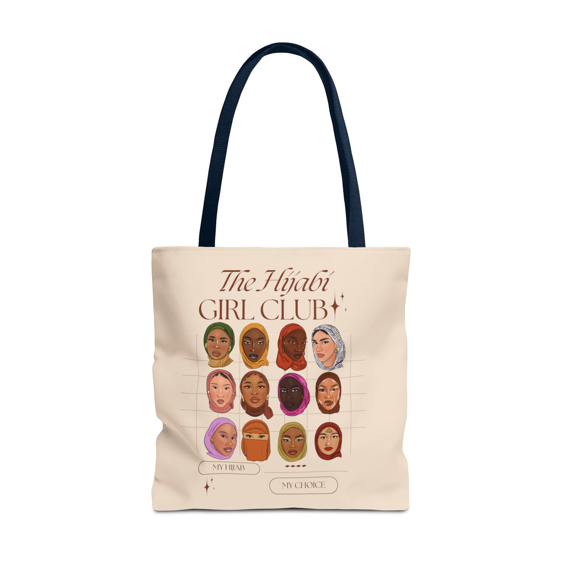 Hijabi Girl Club Cream - Tote Bag