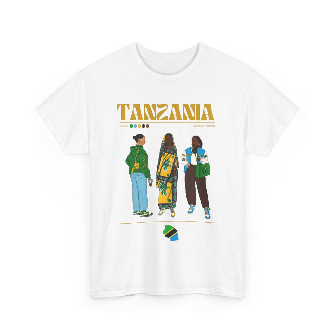 Tanzania x Streetwear Series - Unisex Heavy Cotton Tee