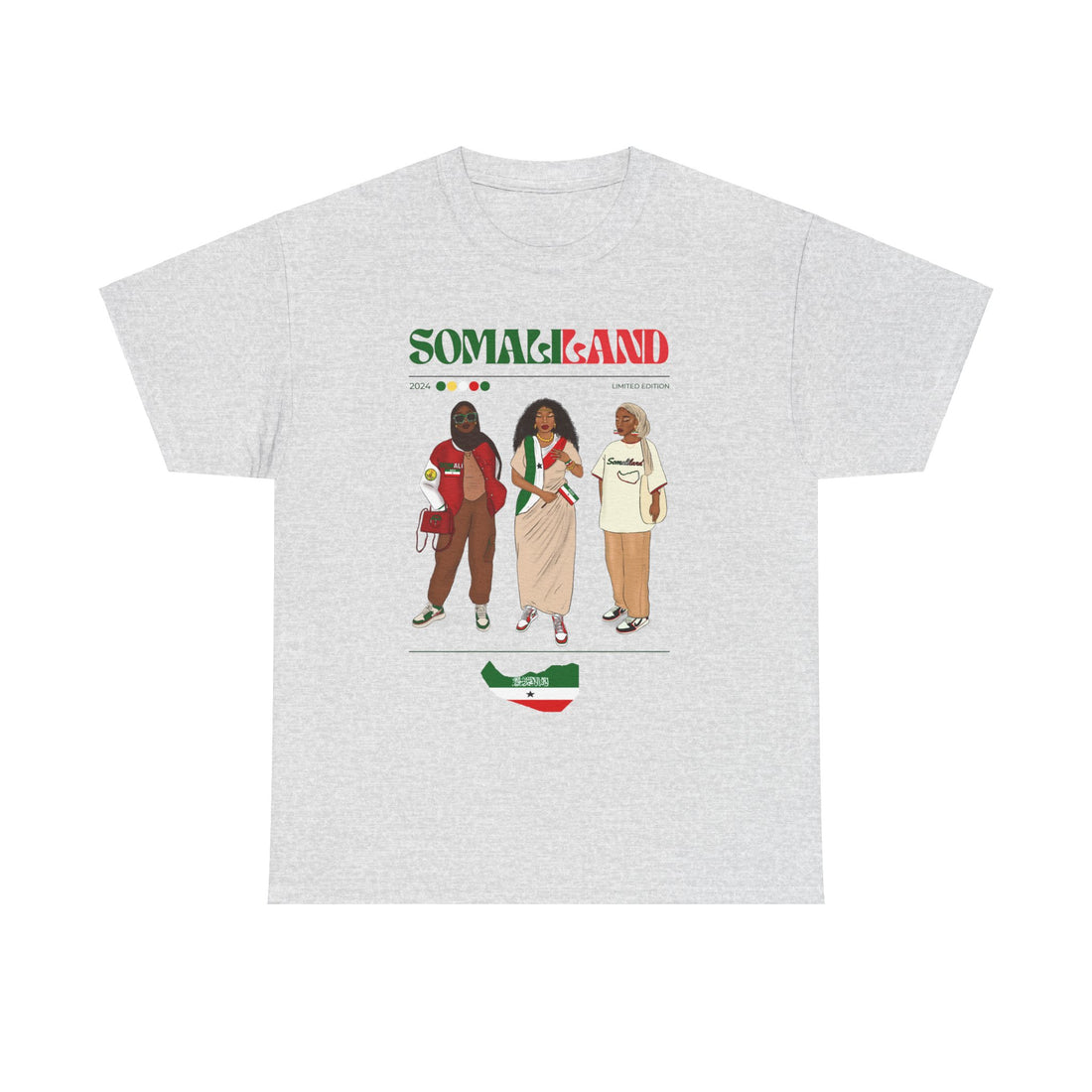 Somaliland x Streetwear Series - Unisex Heavy Cotton Tee