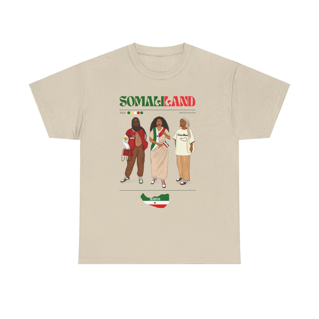 Somaliland x Streetwear Series - Unisex Heavy Cotton Tee