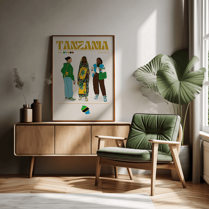 Tanzania x Streetwear - Matte Vertical Posters