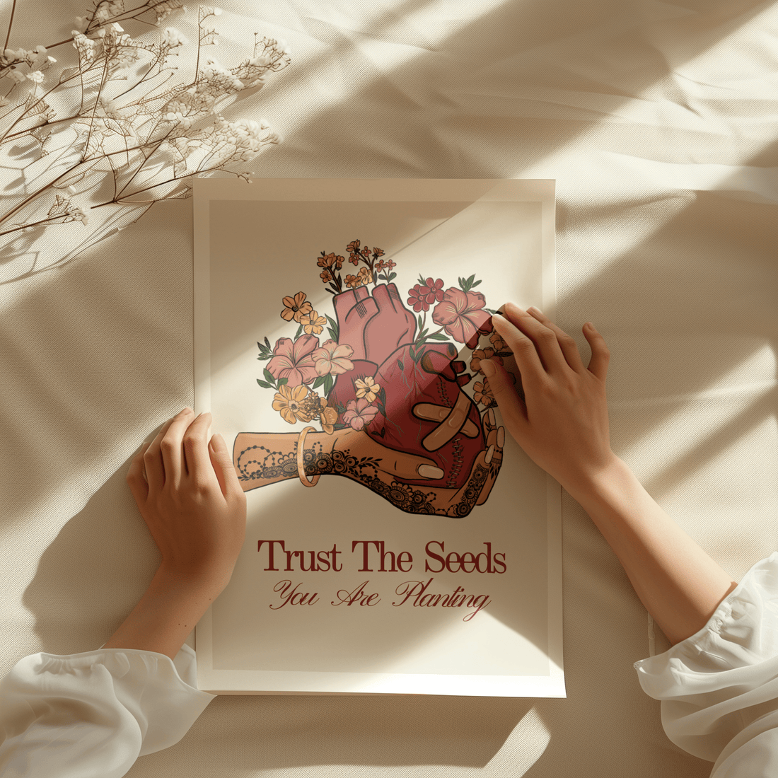 Trust The Seeds You're Planting - Matte Vertical Posters