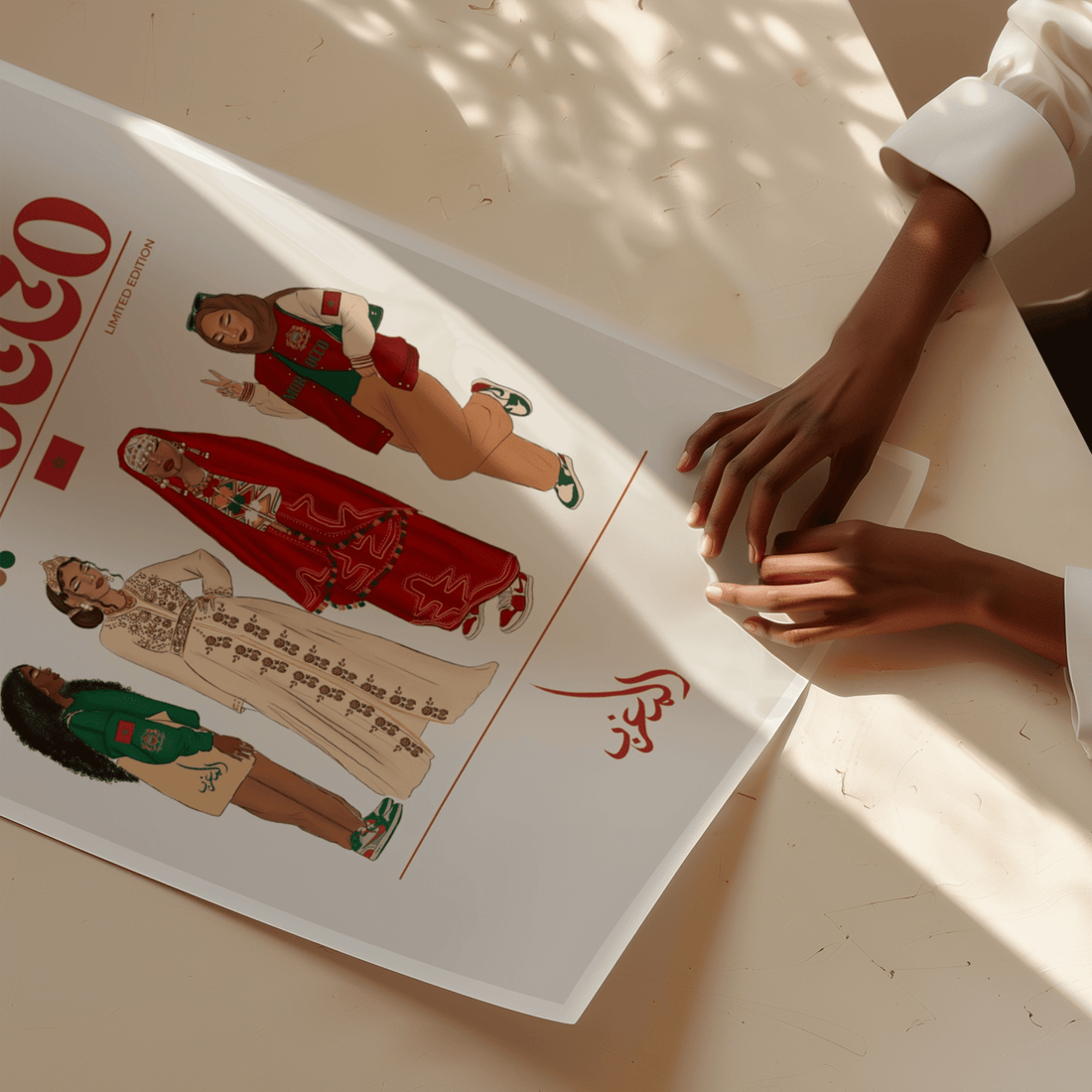 Morocco x Streetwear - Matte Vertical Posters