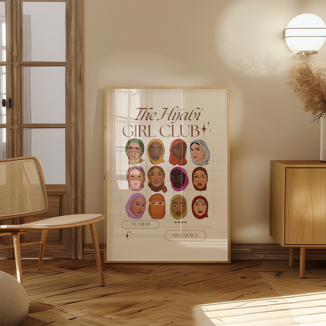 The Hijabi Girl Club - Matte Vertical Posters