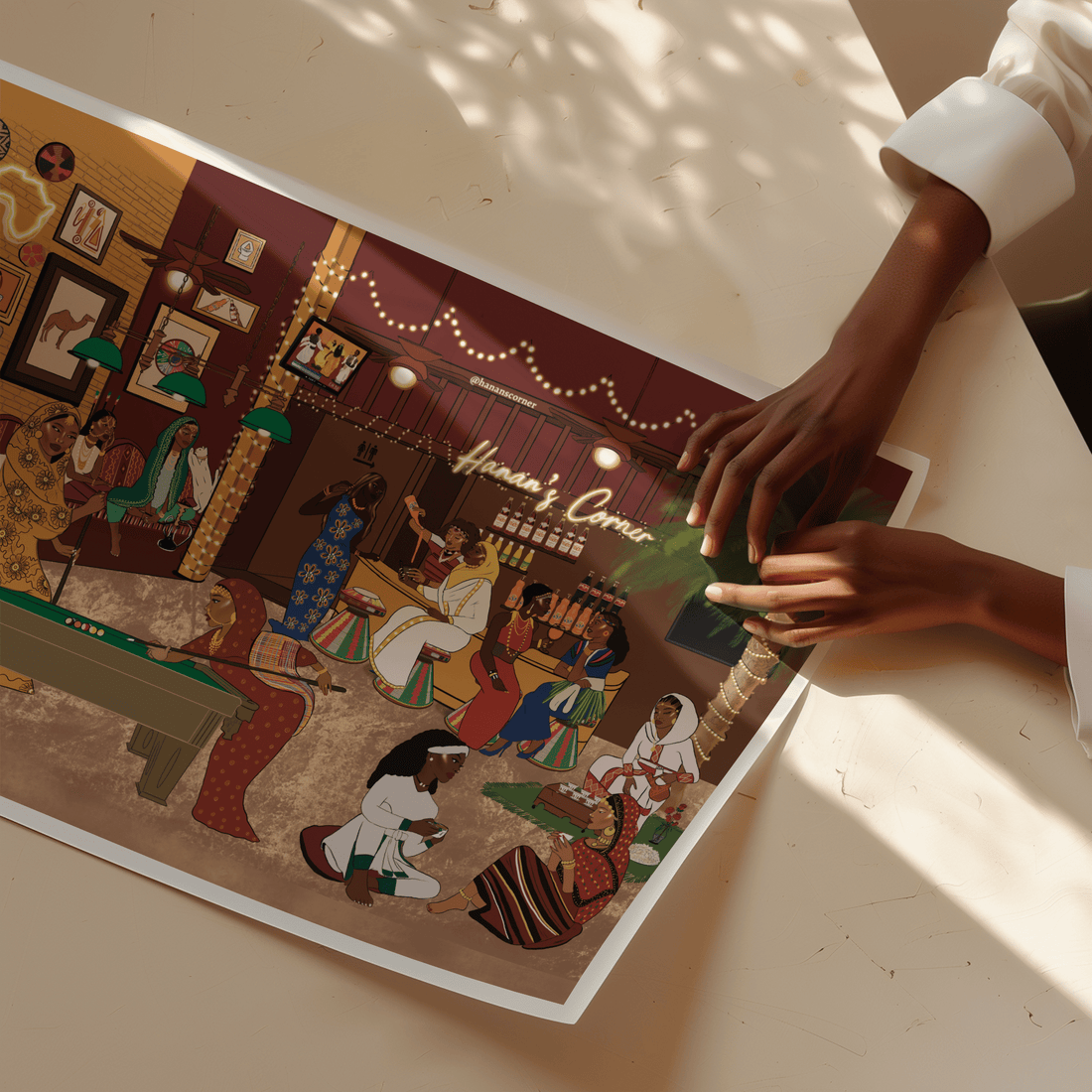 East African Cafe - Special Edition -  Matte Horizontal Posters