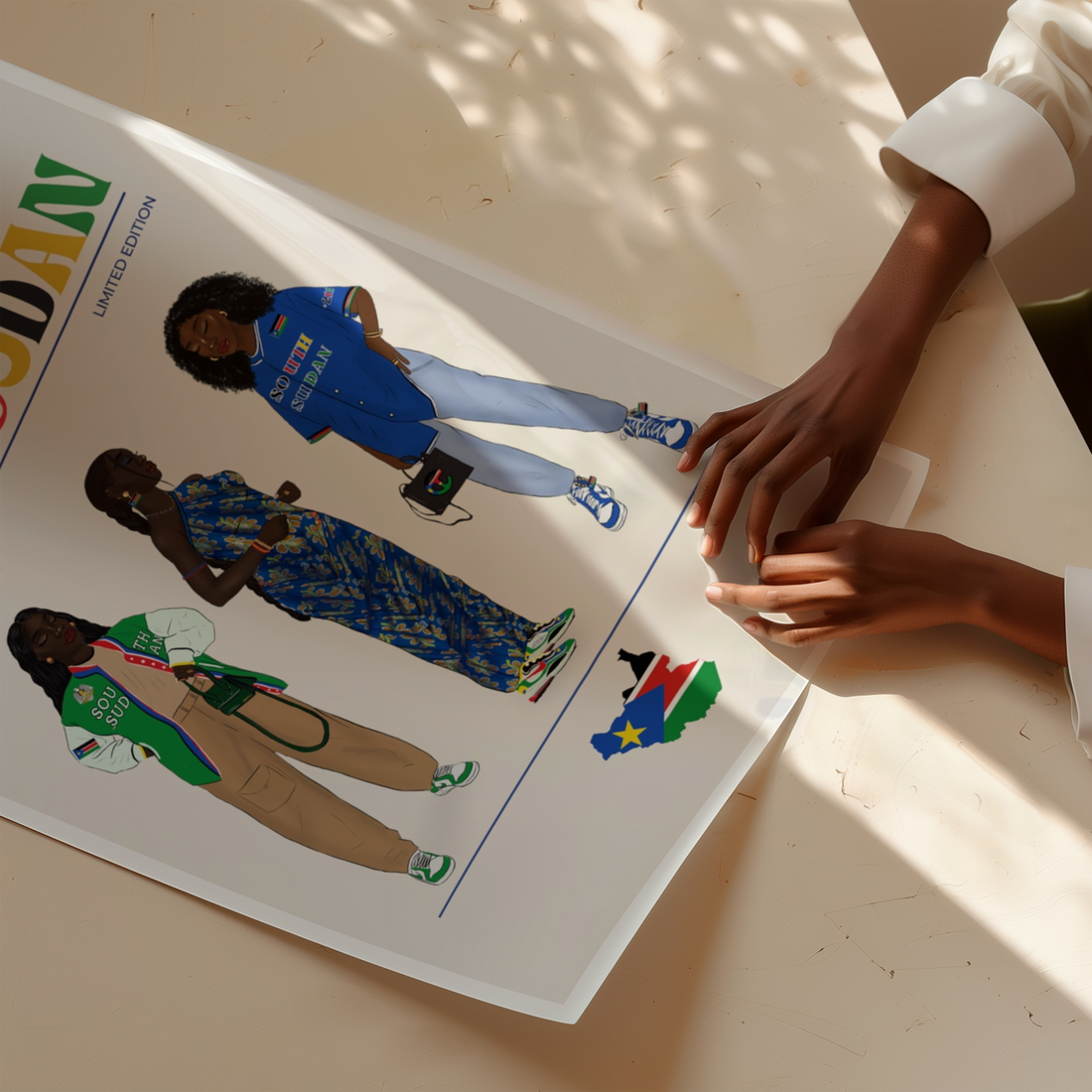South Sudan x Streetwear - Matte Vertical Posters