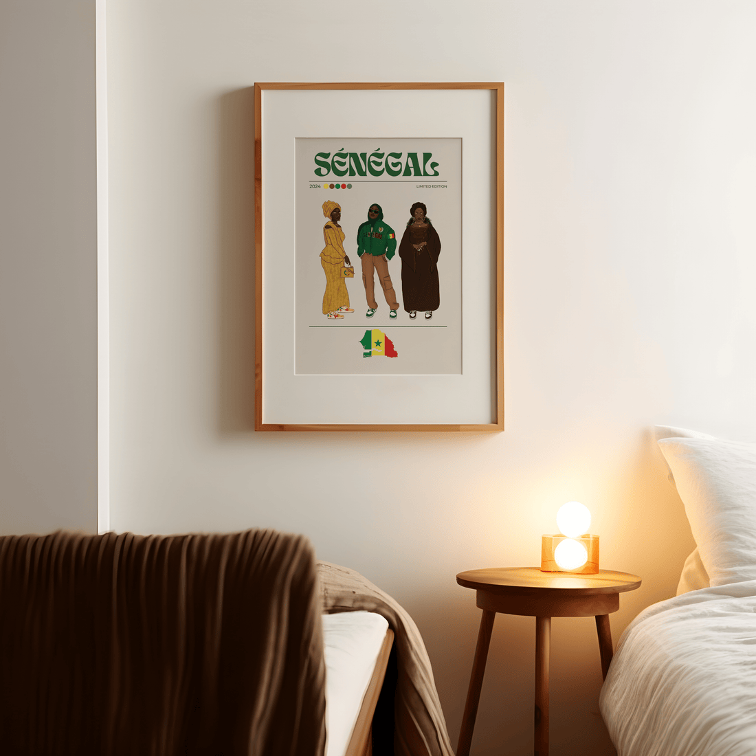 Senegal x Streetwear - Matte Vertical Posters