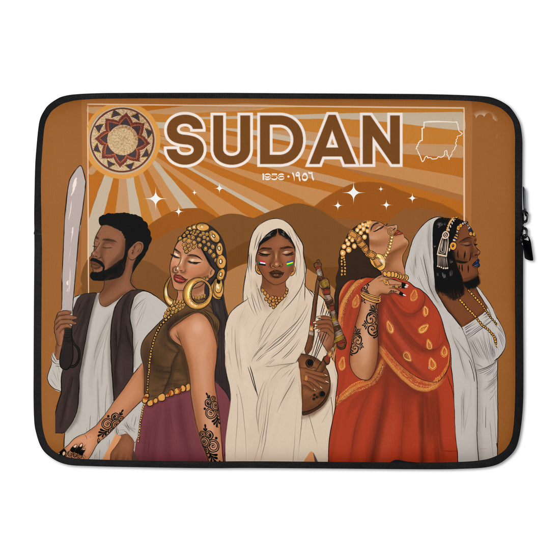 Sudan Independence Day - Laptop Sleeve